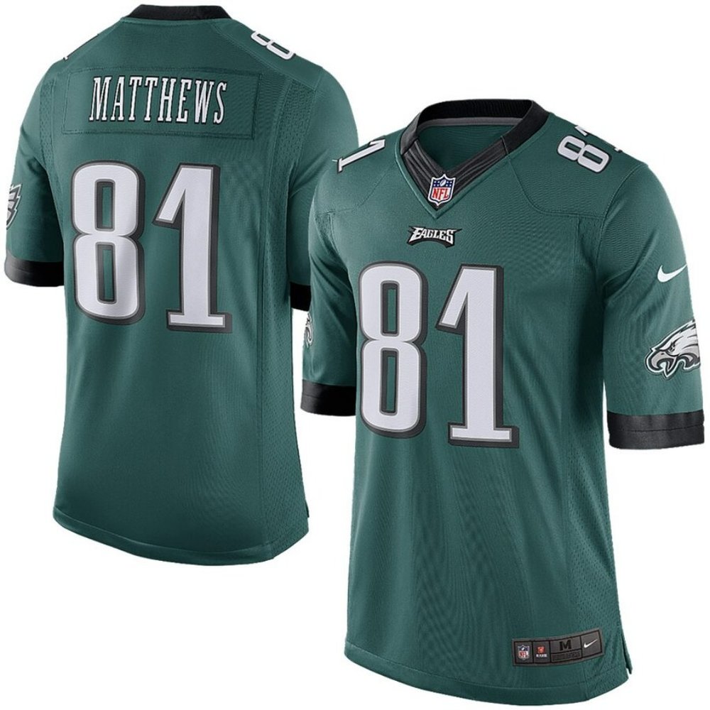 Jordan Matthews Philadelphia Eagles Nike Limited Jersey - Midnight Green